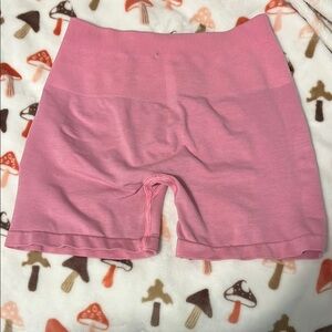 Alphalete Pink High-Waisted Shorts